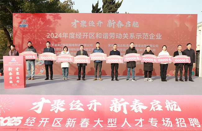 太阳集团tyc539股份荣获“和谐劳动关系示范企业”称号